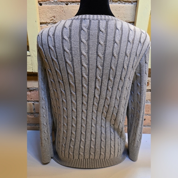 Eddie Bauer Gray Cardigan Sweater - Picture 3 of 4